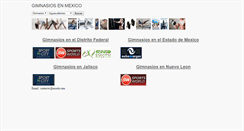 Desktop Screenshot of gimnasiosmx.com
